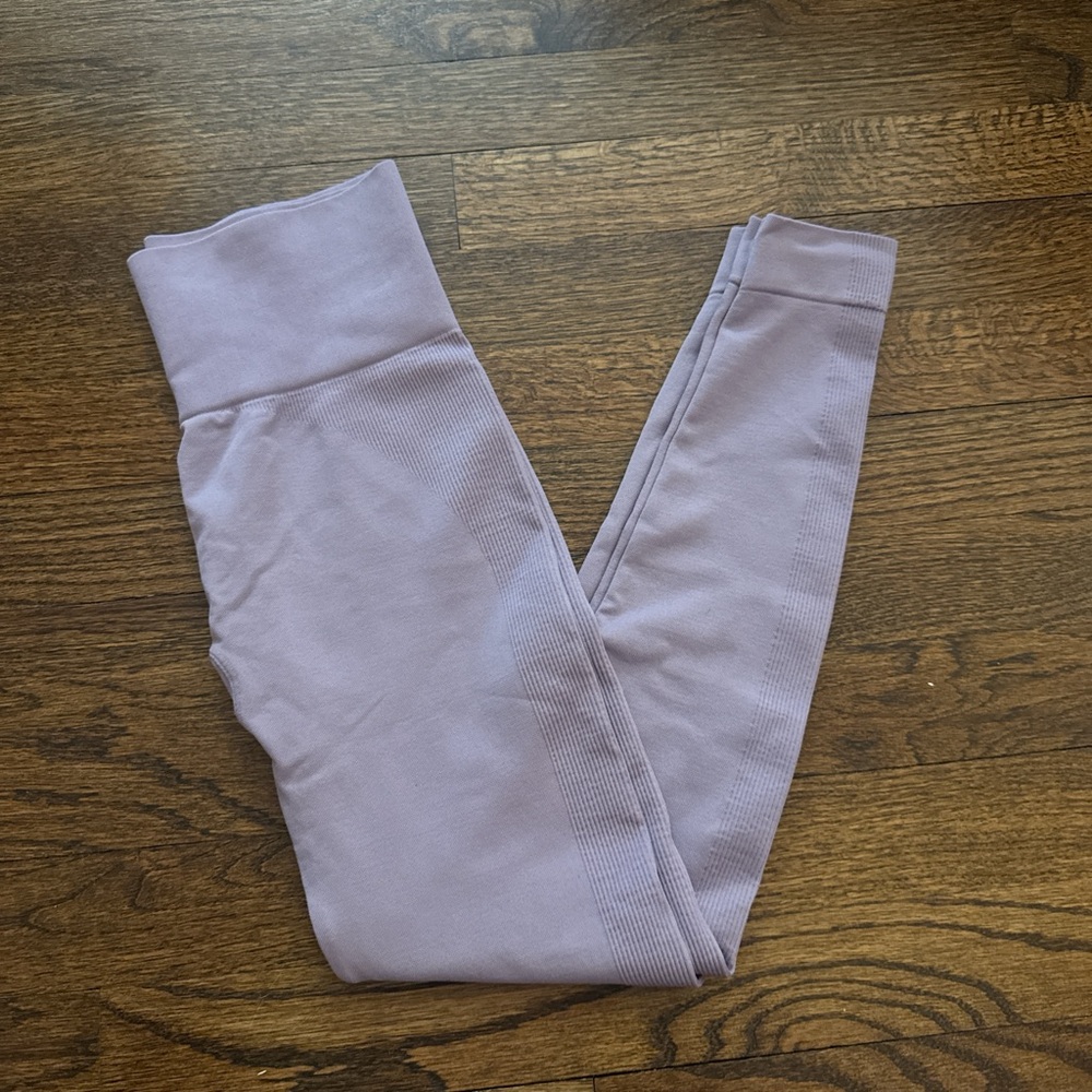 SET Active Purple Leggings High Waist Full Length